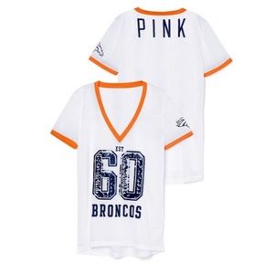 Denver Broncos PINK Bling Jersey